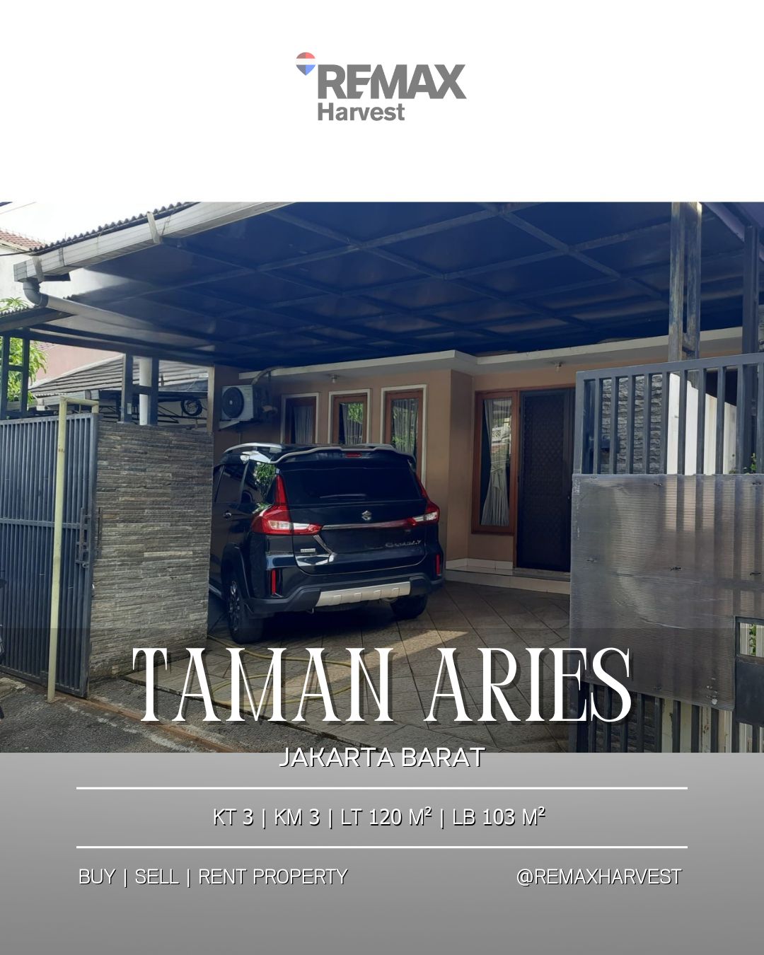 Rumah Taman Aries Jakarta Barat