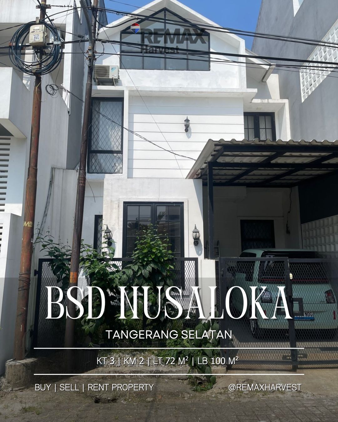 Rumah BSD Nusaloka Tangerang Selatan