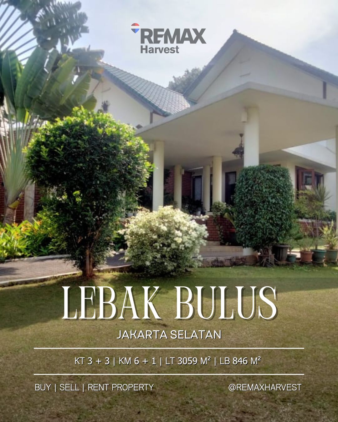 Rumah Mewah Halaman Luas Lebak Bulus