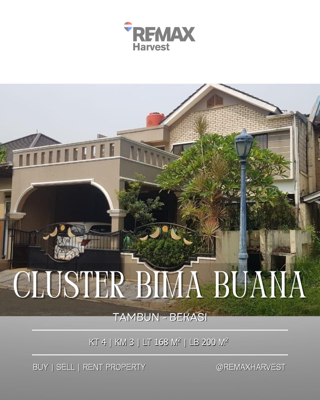 Rumah Cluster Bima Buana Tambun