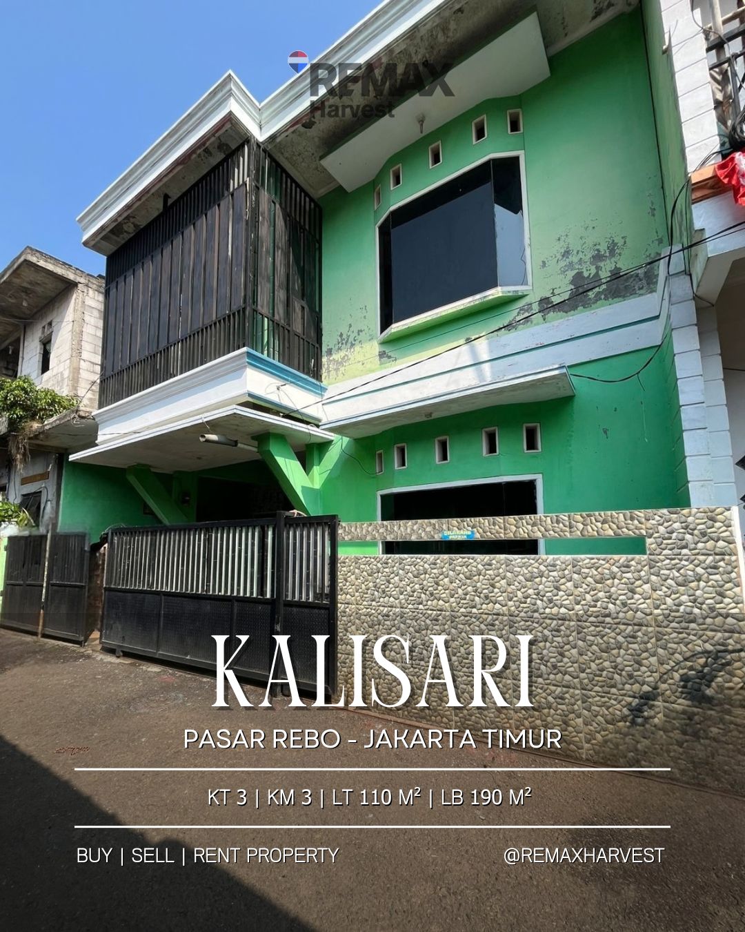 Rumah Kalisari Pasar Rebo Jakarta Timur